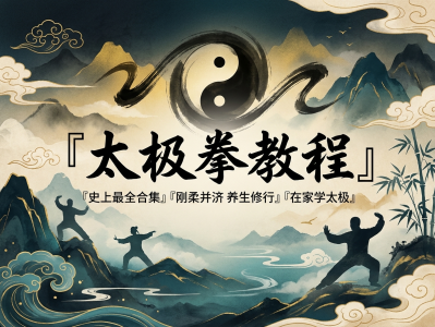 【太极拳教程】史上最全合集，刚柔并济·养生修行